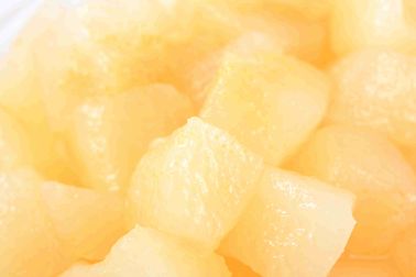 100% 신선한 통조림으로 만들어진 배는 시럽 보전 과정 Brix 14 - 17%를 등분합니다