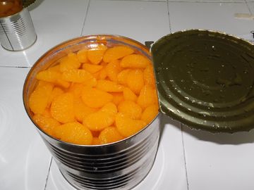 2650ml 가벼운 시럽에 있는 대량 신선한 통조림으로 만들어진 만다린 오렌지 세그먼트