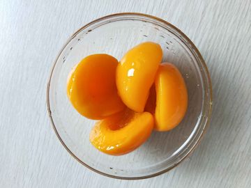 시럽 통조림, 목록으로 만들어지는 HACCP BRC에 있는 반 단것에 의하여 통조림으로 만들어지는 노란 복숭아