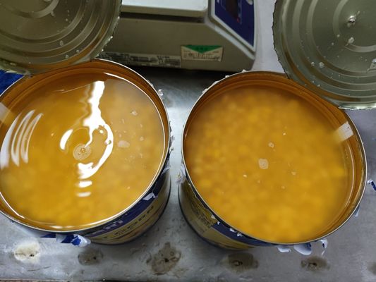 노란색 전체 핵 부드러운 캔 달콤한 옥수수 진공 봉인 캔 포장