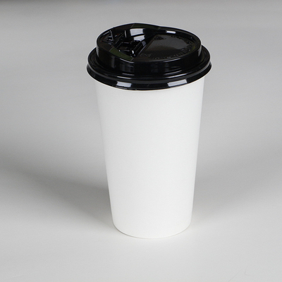 커피 종이를 위한 2.5-16OZ 일회용 종이컵은 가기 위해 잔 모양으로 만듭니다