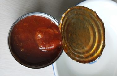인증 BRC 토마토 소스 마크렐 콩고 생선 기름 맛으로 보존 연중 사용 가능